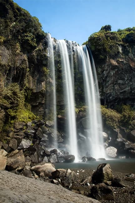 Jeongbang Waterfall β Nature in Jeju